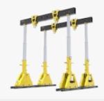 Collecting Stations 100 Ton Hydraulic Gantry Crane For Large Assembly Workshops