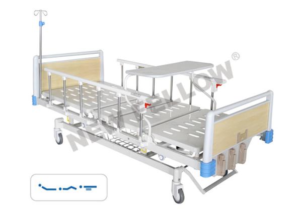pediatric / orthopedic Manual Three Crank Medical Hospital Beds With Overbed
