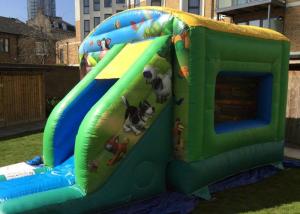 Wholesale Big Farmyard Inflatable Bounce House With Slide For Young Teenagers from china suppliers
