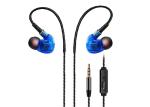 Portable Wired Sports Earphones , Stereo Sound Metal In Ear Earphones