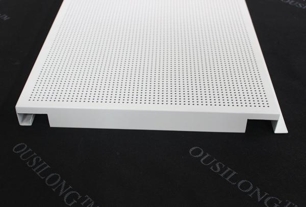 Suspended Perforated Metal Ceiling E Shaped Interior For Bulding Decorative