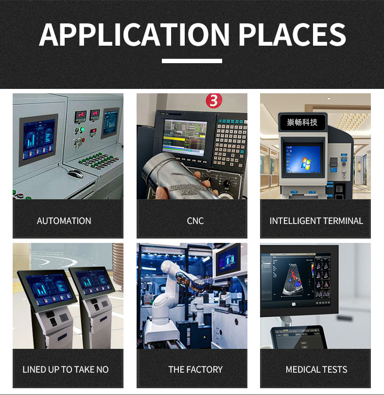 CCC Hanging Digital Signage 19 Inch Touch Screen All In One Machine
