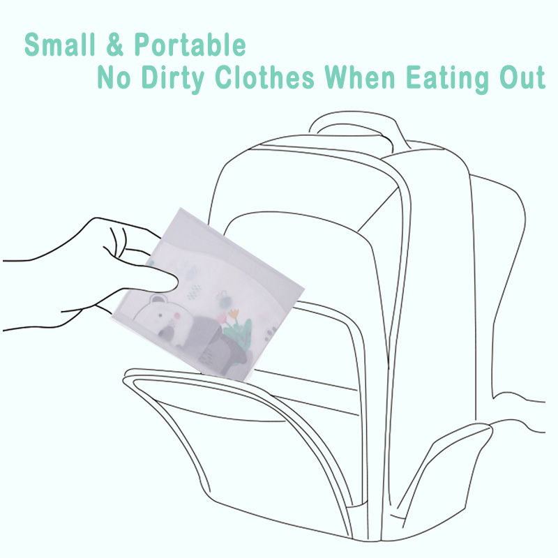 Disposable Baby Feeding Bibs Customized Color for Comfortable and Clean Meals
