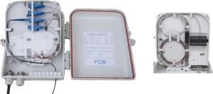 Wholesale High Impact Plastic Fiber Distribution Box CATV For FTTH Project from china suppliers