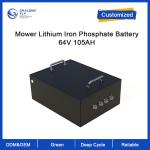 CLF OEM ODM 64V 100ah 105Ah Electric Mower Small Lithium Iron Battery Packs Tea