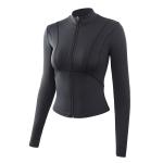 Oem Factory Manufacturer Custom Logo Running Jacket Women's Tight Long Sleeve