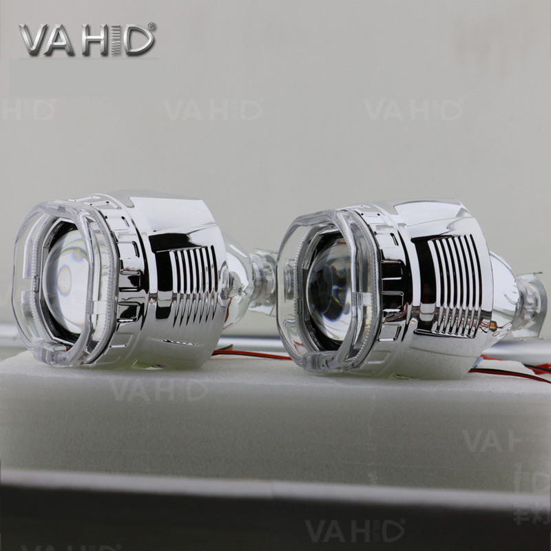 CH29S 2.5inch Square Crystal angel eye Bixenon Car hid xenon projector kit