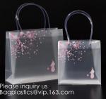 Loop Handles, Shopping Bags With Gusset Cardboard Bottom, Frosted Merchandise
