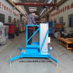 Telescopic electric boom lift 100kg 10 meter Aluminum alloy lift platform for