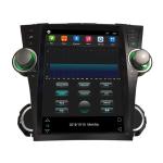 12.1 Inch Tesla Vertical Screen Car Dvd Radio Player For Toyota Highlander
