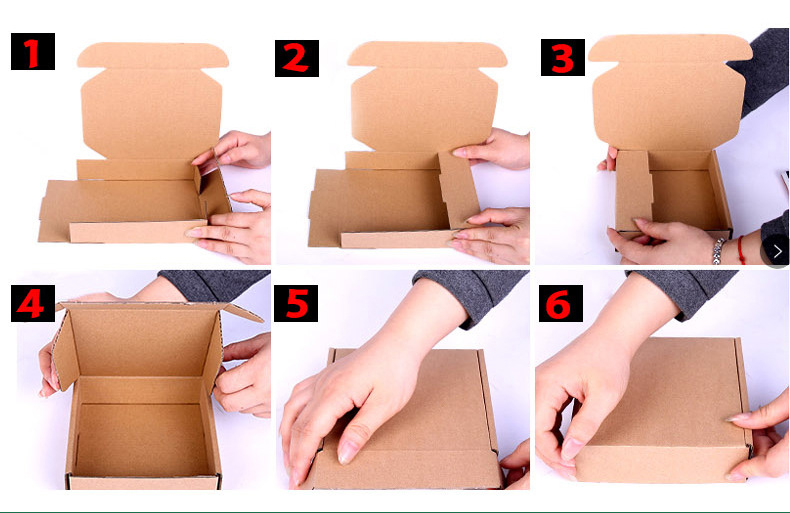 Recycled Materials Custom Logo Color Kraft Paper Airplane Box E Corrugated Folding Box