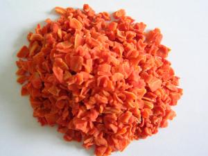 Wholesale Dry Cool Place Storage HALAL Orange Red Dried Carrot Chips Low Sugar from china suppliers