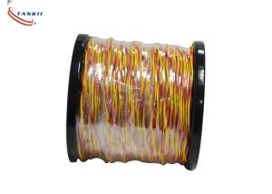 Wholesale ANSI Standard Type K Thermocouple Cable , Two Twisted Red Yellow Stranded Cable from china suppliers