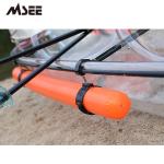 Two Seat Free Clear Plastic Canoe Paddle For Fishing / Surfing / Cruising