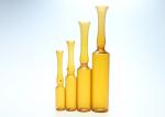 Pharmaceutical Glass Ampoules Types , Ampoule Container Transparent / Brown