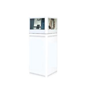 Double Sided Transparent LCD Screen AC 110V ~ 240V With Tempered Glass Door
