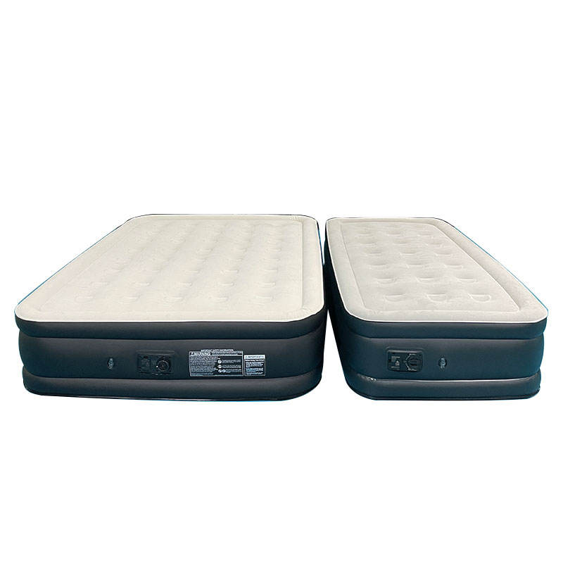 hot selling portable PVC Flocking Double Layer Air Bed Inflatable Air Mattresses