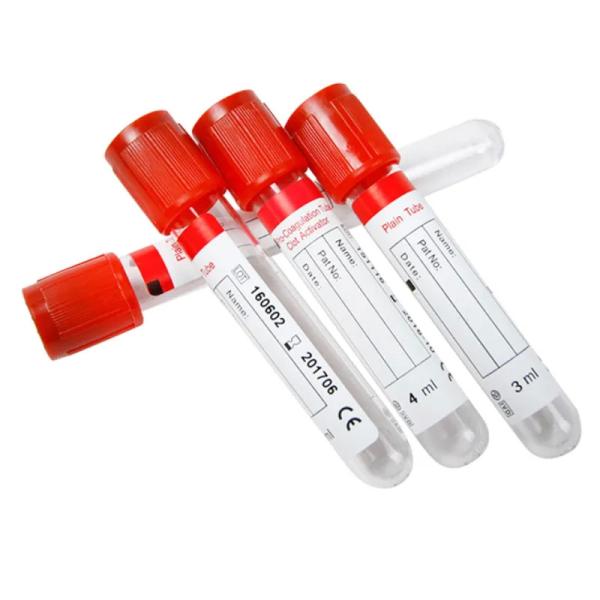 No Additive Blood Collection Tube for Biochemistry Immunology Trace Element
