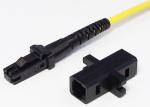 MTRJ LC Single Mode Fibre Connectors For Female / Male Cable