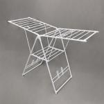 Indoor And Outdoor Foldable Clothes Drying Rack With Steel Alloy Body