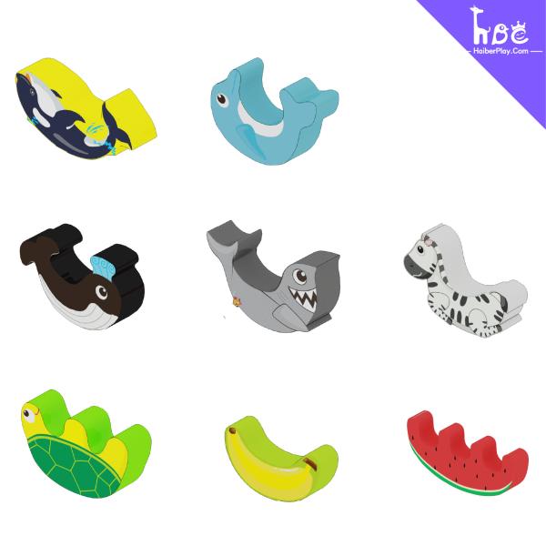 Cute Young Children Soft Foam Play Set , Bright Color Foam Soft Play Equipment