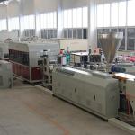 Long Service Life Double Twin Screw Plastic Extruder Machine for PVC Production