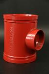 High Pressure Resistance Grooved Tee Fittings Casting Made Effectively