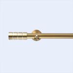 Rose Gold Coloured 25/28 mm Curtain Rod Set Pole Iron Curtain Tube Wholesale
