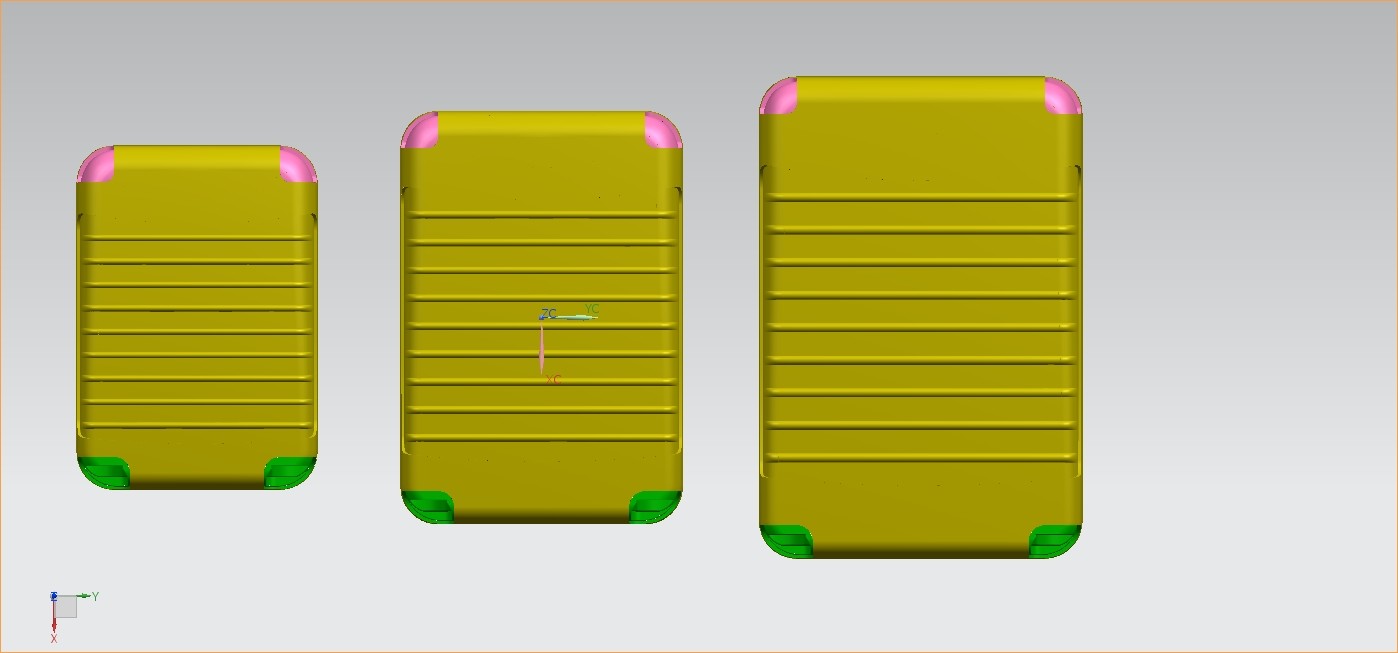 Hard Shell Luggage/trolley bag Aluminum mould in production