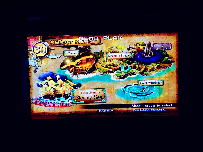 Arcade video shooting games Dead Storm Pirate coin operated simulation game machine