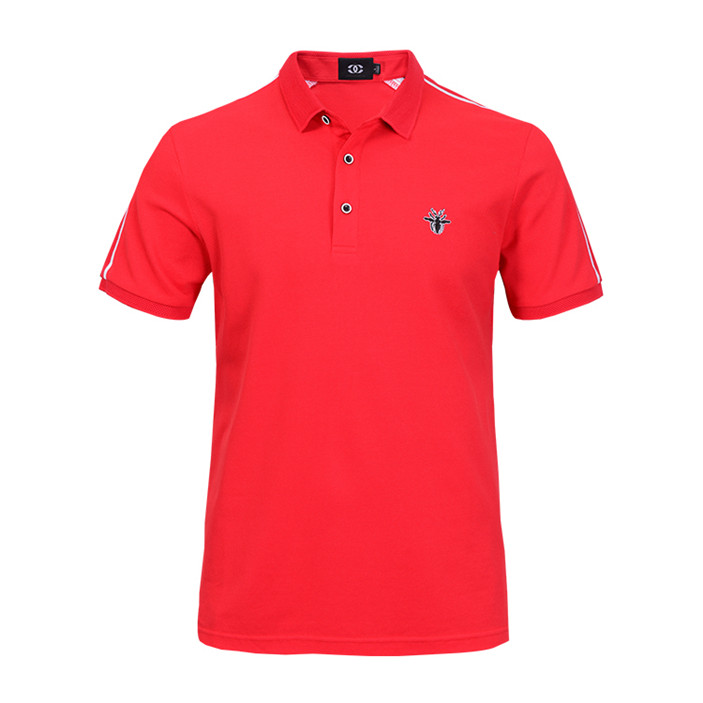 Customs Logo Eco Friendly Boys Polo T Shirts , Cotton T Shirt For Mens