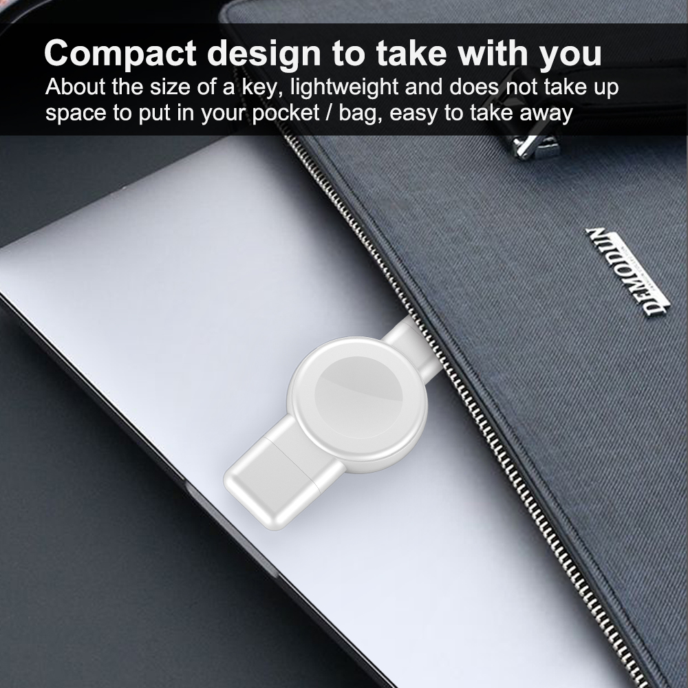 ABS PC Material Smart Watch Wireless Charger USB Cable Included