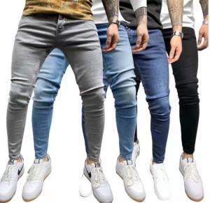 Wholesale                  Casual Skinny Jeans Trousers Classica Denim Pants Washed Stretch Jeans for Men              from china suppliers
