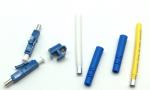 LC Duplex Fiber Patch Cord Connectors High Density For 2.0mm SM MM OM3 OM4 Cable