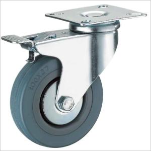 Wholesale locking wheels small caster rubber casters furnture castors 5 in from china suppliers