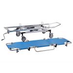 Aluminum Alloy Material Emergency Stretcher Trolley Color Blue