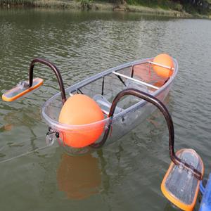 Wholesale Small Unbreakable Clear Plastic Kayak Lightweight For Fishing 31cm / 13 &quot; Depth from china suppliers