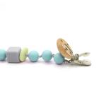 Soother Pacifier Clips Leash FSC Baby Silicone Beads For Infant Nipple