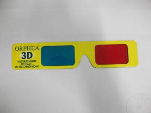 Wholesale Red And Blue Anaglyph 3D Glasses Disposable With PET Color Filter from china suppliers