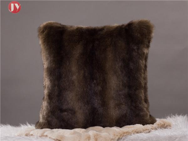 Square thick and soft pile 100% animal-free double sided faux fur fuzzy cozy
