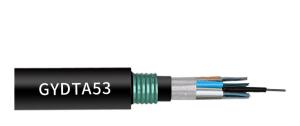 Wholesale GYDTA53 48 Strand Fiber Optic Cable , Direct Burial G652d Fiber Cable from china suppliers