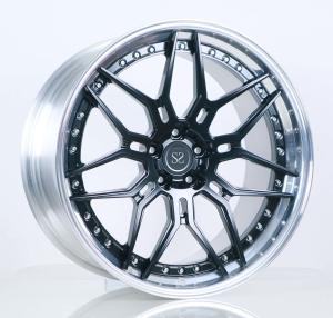 Wholesale Gloss Black Center Polished Barrel 21x9.5 21x11 Forged Car Wheels Staggered For Mercedes Benz C Class from china suppliers