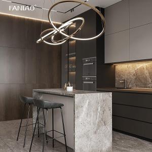 Wholesale Modern Import Pullout Oak Wood Solid Wood Grain Kitchen Cabinets with Island from china suppliers