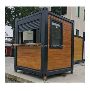 Wholesale Sandwich Panel Door Container Houses 40ft Two Bedroom for Glass Door Living Accommodation from china suppliers