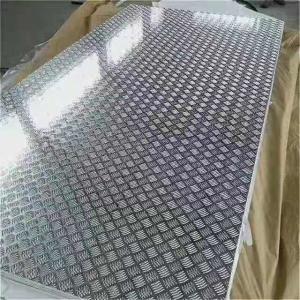 Wholesale Five Bars Aluminium Checker Plate Roll Width 500-1500mm Corrosion Resistance from china suppliers