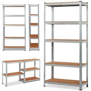 Wholesale 900*450*1800 Boltless Storage Rack 5 Tiers Heavy Duty Boltless Shelving System Garage from china suppliers