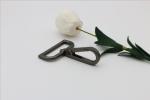 Good quality plating gunmetal color 38.5 mm metal snap hook lanyard for purse