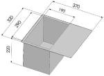 commerical deep handmade undermount single bowl stainless steel kitchensink