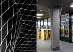 Ss 304 316 Stainless Steel Rope Mesh Acid Resisting For Staircase