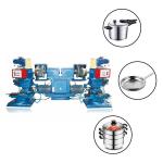 High quality cookware wok milk pan metal polishing machinery for metal ware